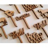 Corte Láser en MDF de 3mm Chico (Máx: 10x10 cm)