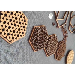 Corte Láser en MDF de 3mm Mediano (Máx: 20x20 cm)