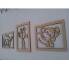 Corte Láser en MDF de 3mm Grande (Máx: 30x30 cm)
