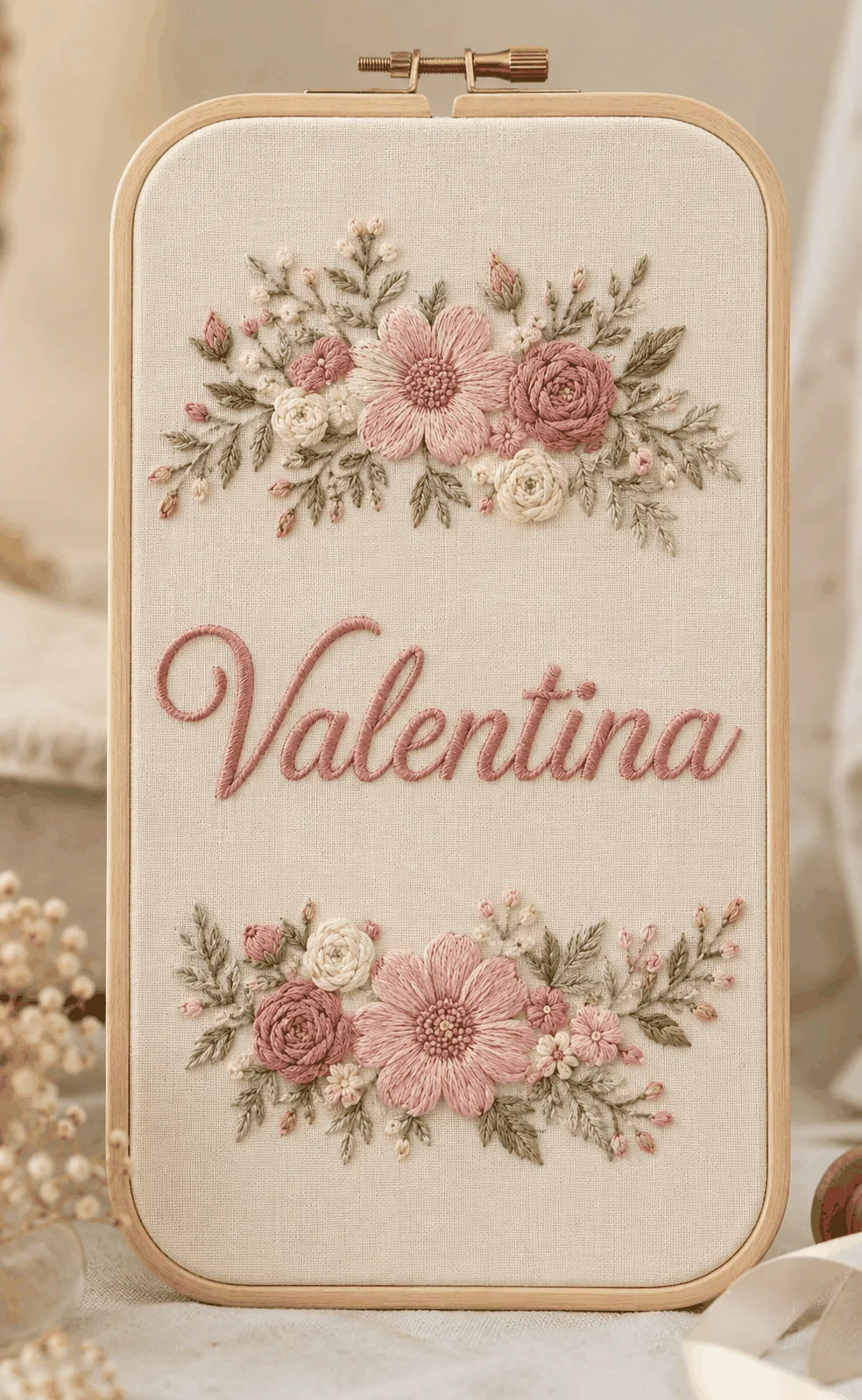 Bordado personalizado 16x26 cm