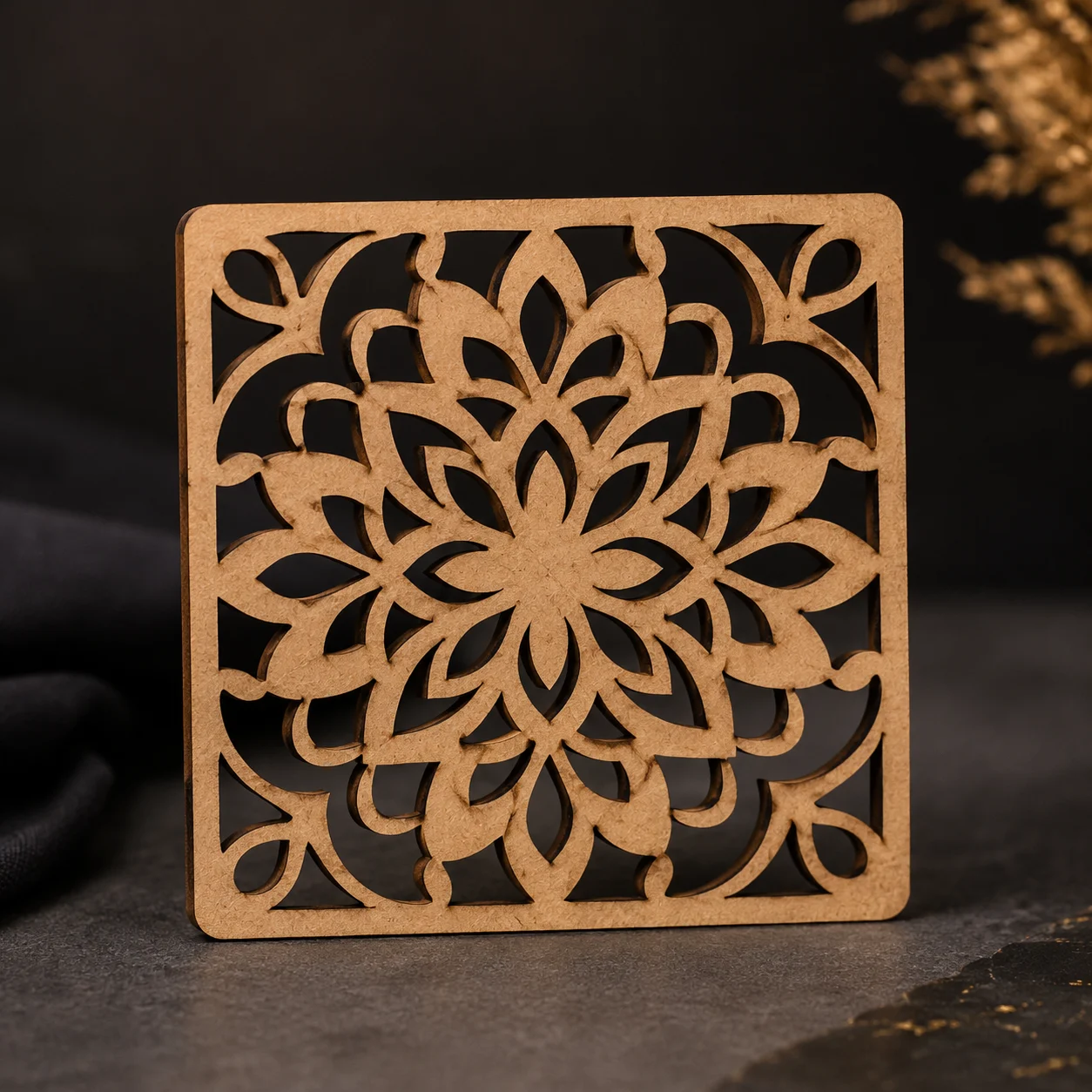 Corte Láser 10x10 en MDF de 3mm